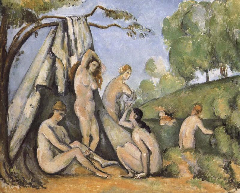 Paul Cezanne Bath woman who China oil painting art